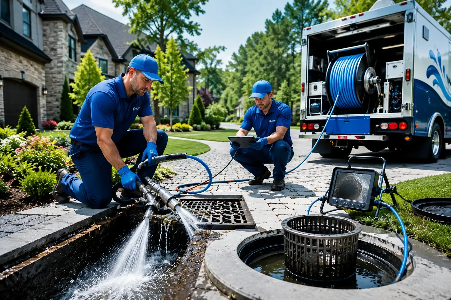 Local outdoor drain cleaning professionals in Collins, NY