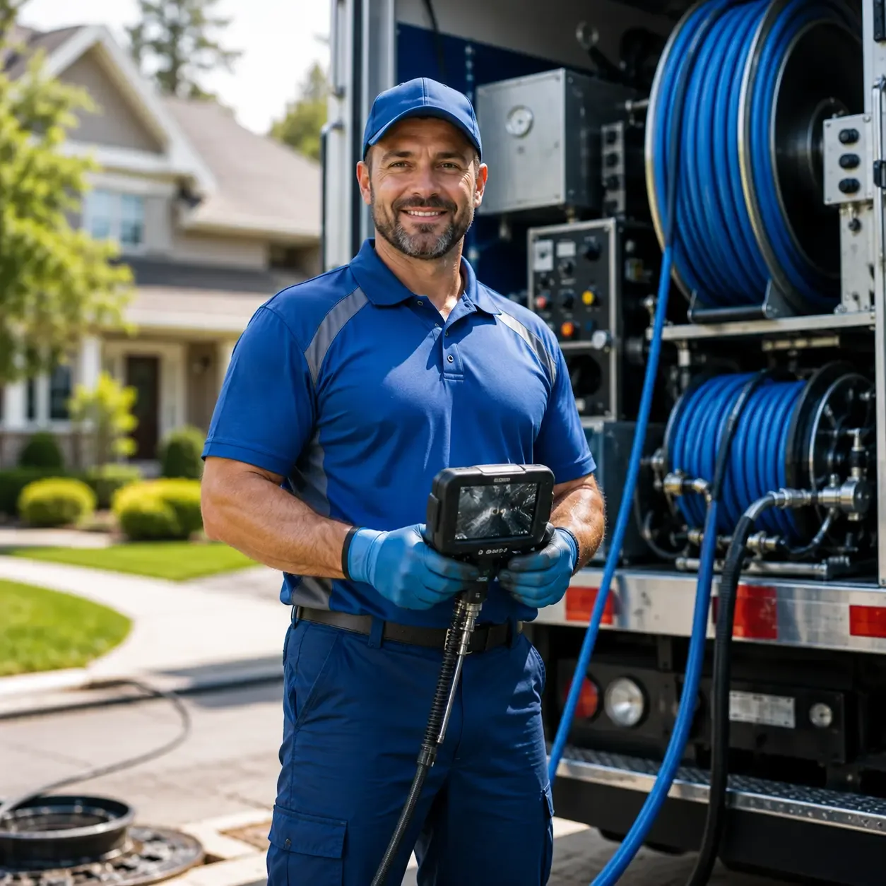 Local outdoor drain cleaning specialists in Collins, NY